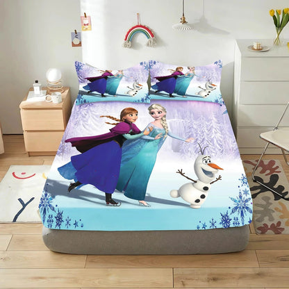 Canvanation Housse de Couette Frozen - Un Voyage Magique au Coeur de l'Hiver