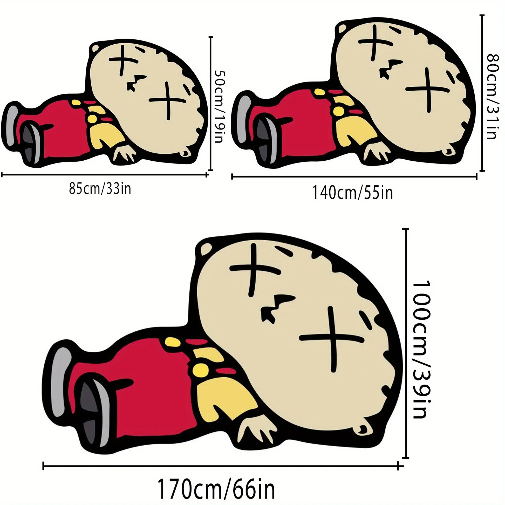 Canvanation Tapis De Chambre - Cartoon Drole