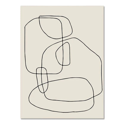 Canvanation 21x30cm / Su26 Affiche Bohème Noir Et Blanc