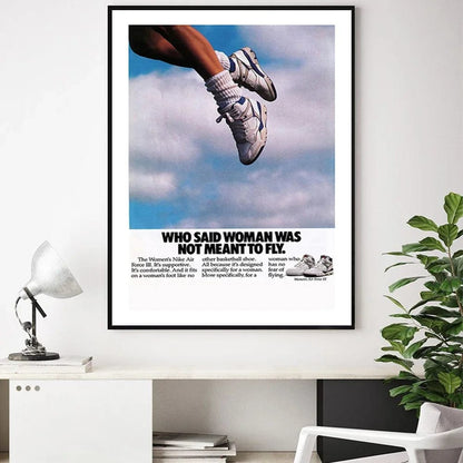 Affiche Pub Nike Jordan Sneaker