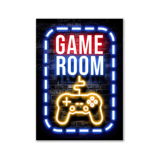 Canvanation Pattern06 / 30x40cm Affiche Chambre Gaming Zone