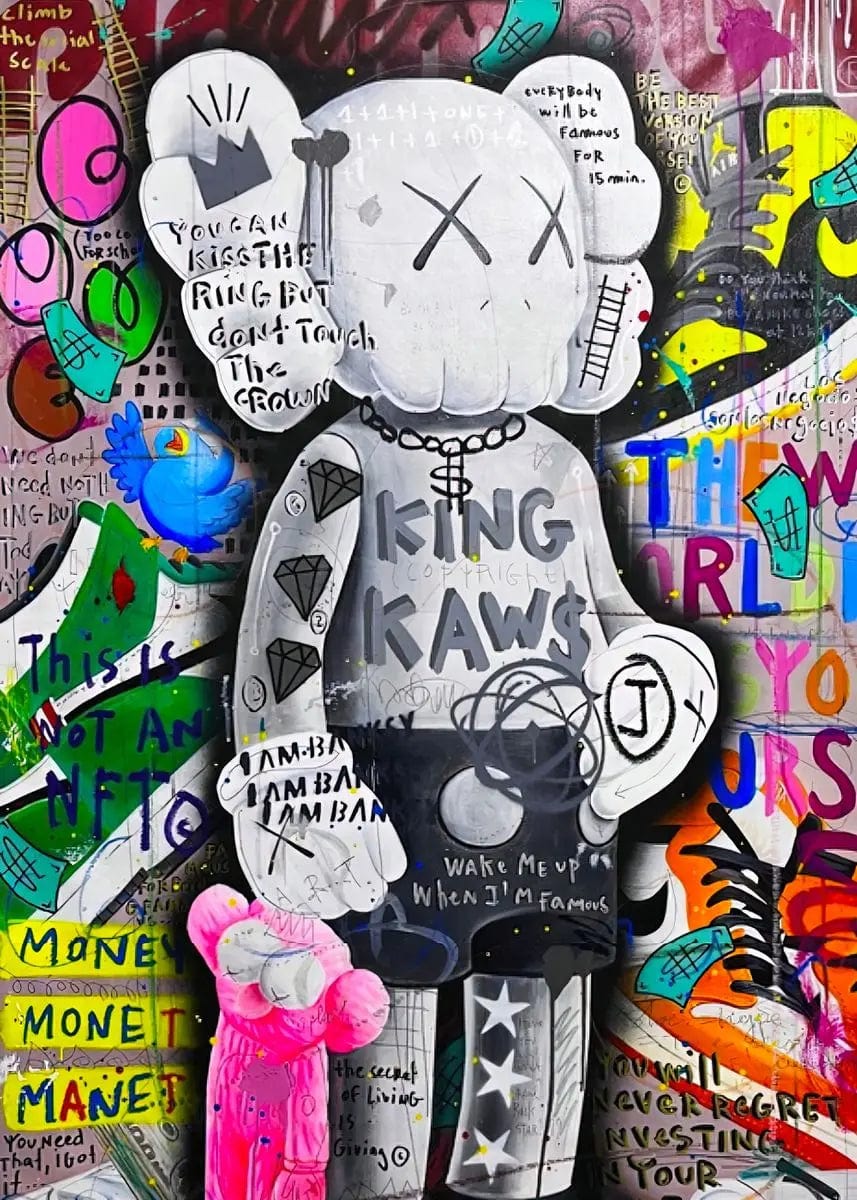 Poster Kaws King Nike