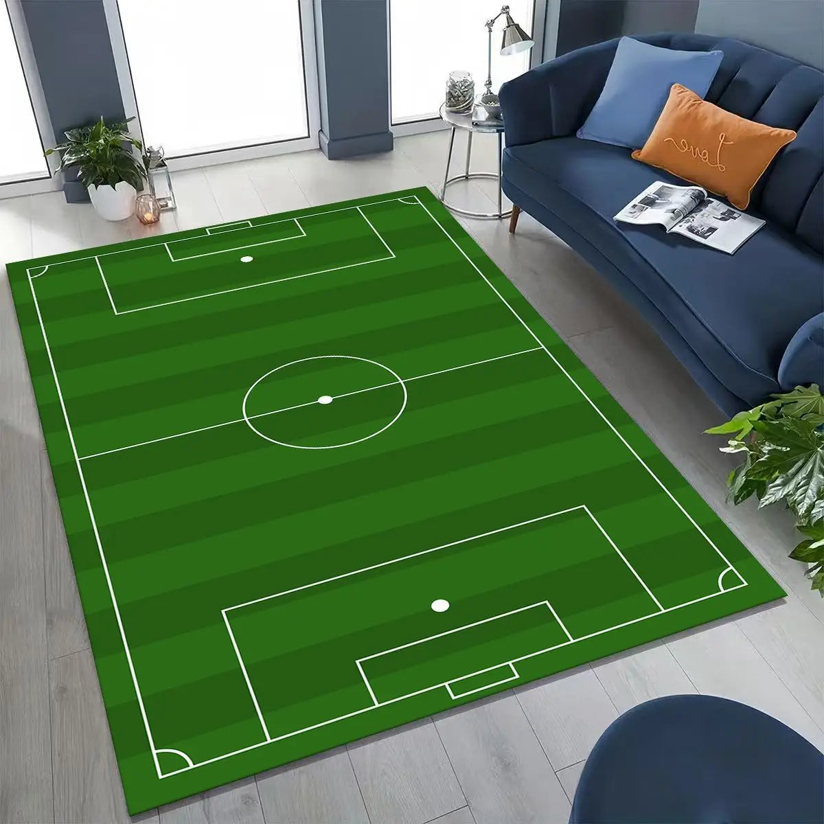 Canvanation 25 / 200x160cm( 78x62in ) Tapis De Chambre - 3D Terrain De Football Stade