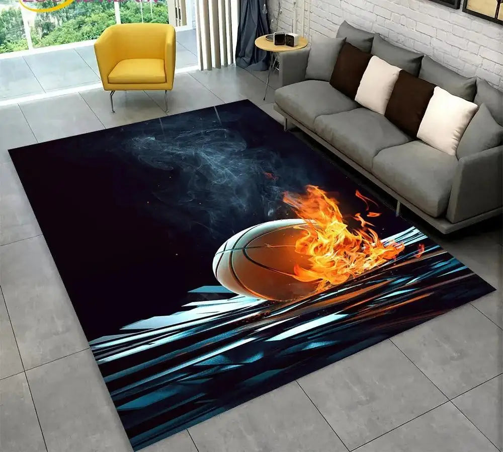 Canvanation 19 / 40x60cm Tapis De Chambre - Terrain De Basketball