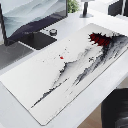 Canvanation WA00111 (4) / 900x400x4mm Tapis De Souris - Paysage Encre Japon