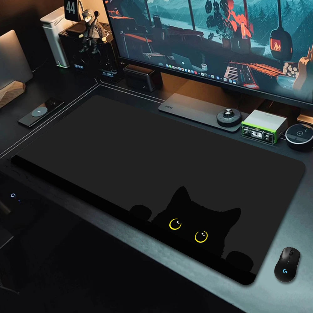 Canvanation Tapis De Souris - Kawaii Noir Chat