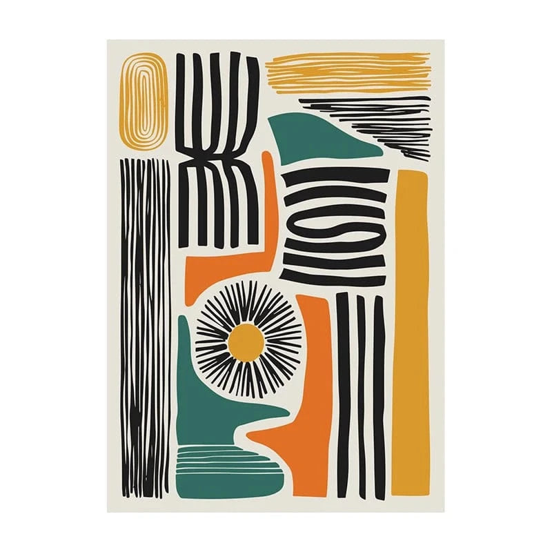 Canvanation Q0023-6 / 40X50cm Affiche Abstrait Japonais