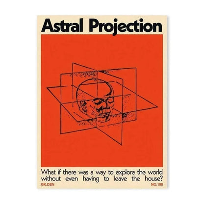 Canvanation 10 / 40x60cm Affiche Japonais Vintage Abstrait Open Your Mind