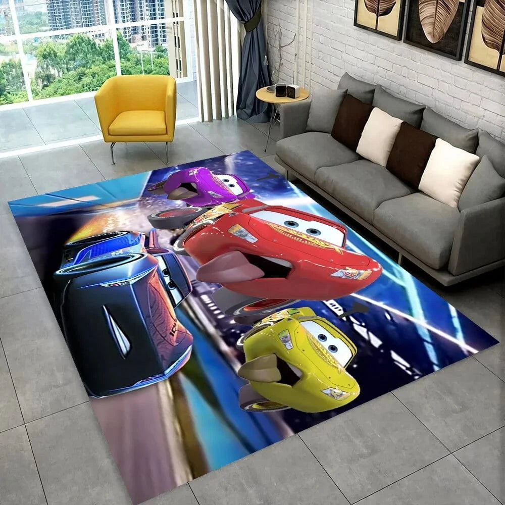 Canvanation 24 / 230x160cm Tapis De Chambre - Cars Lightning McQueen