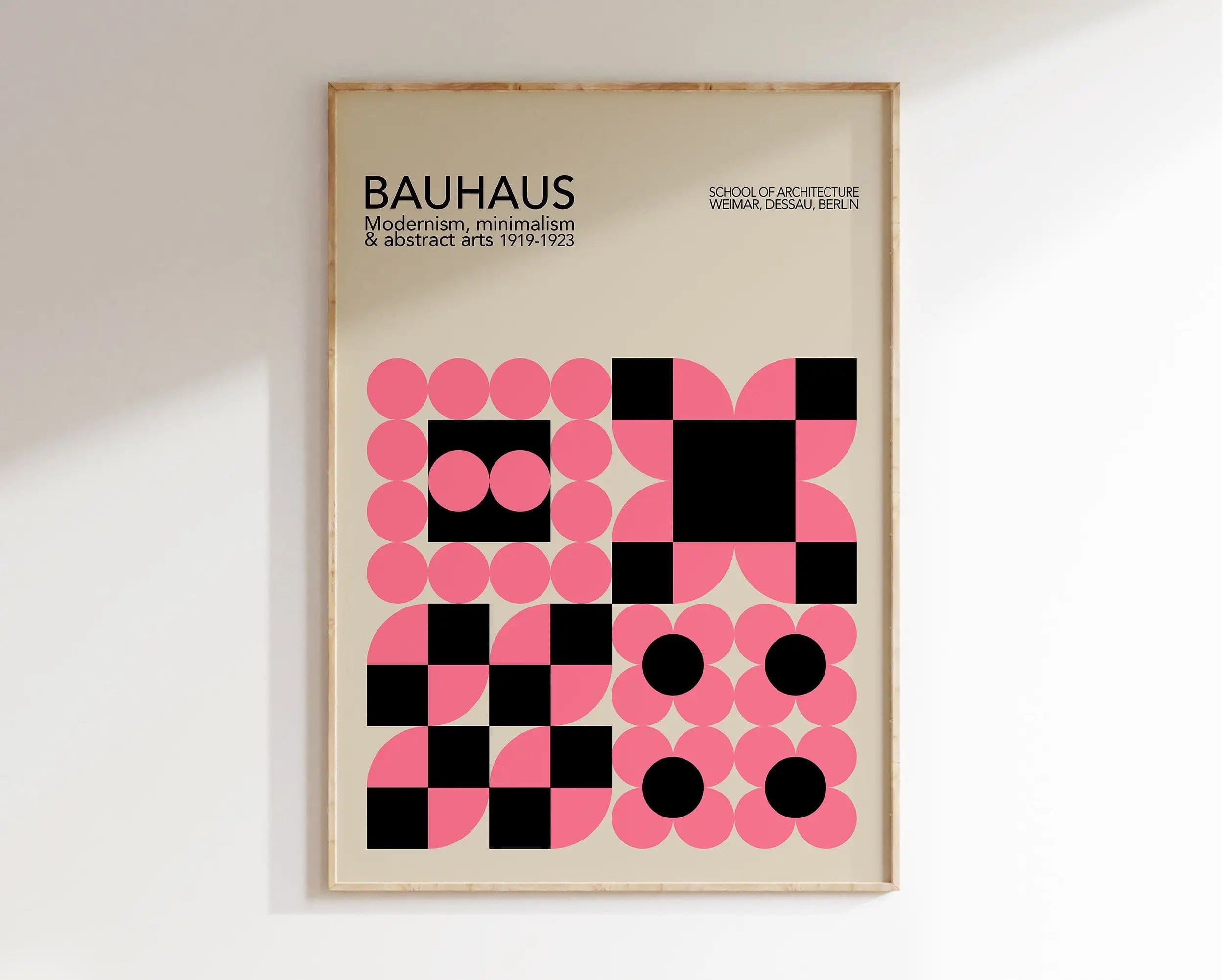 Affiche Moderne Salon Bauhaus