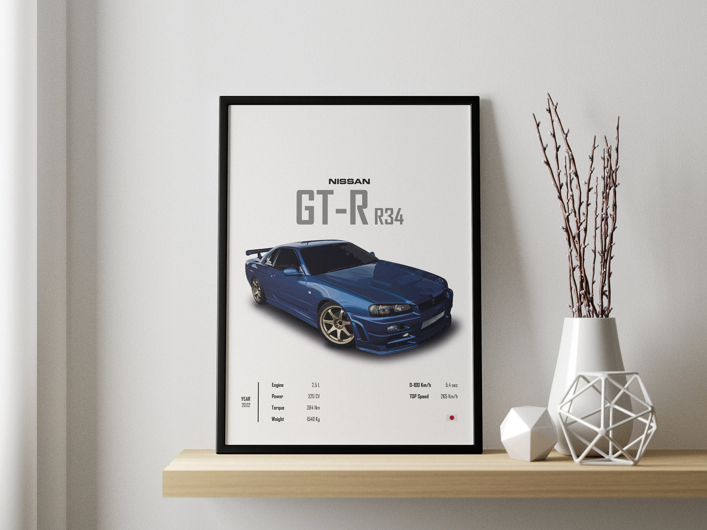 Affiche Voiture 488 Pista Canvanation