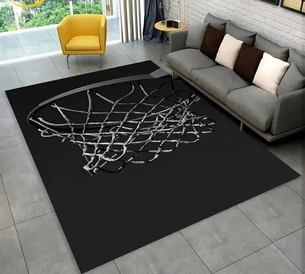 Canvanation 26 / 80x120cm Tapis De Chambre - Terrain De Basketball