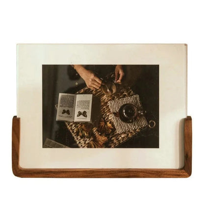 Canvanation Rouge / 13X18cm 7inch Cadre Photo en Bois avec Plexiglass Transparent