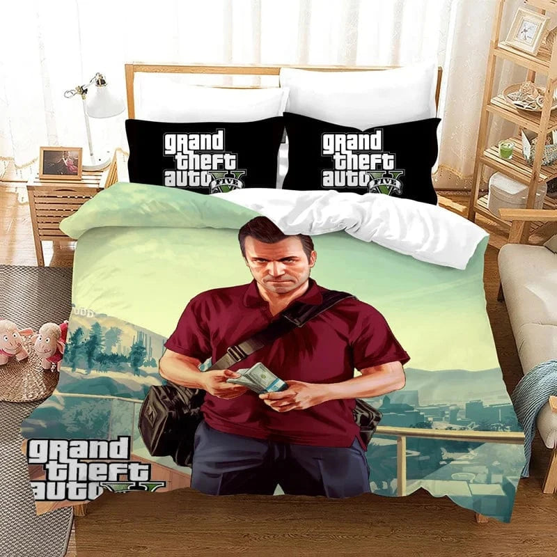 Canvanation Housse De Couette - Game GTA V, Grand Theft Auto 5