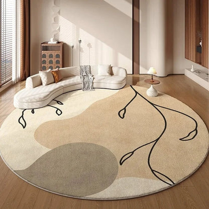 Canvanation WR1986-YD / Customizable size Tapis rectangulaire géométrique – Style minimaliste