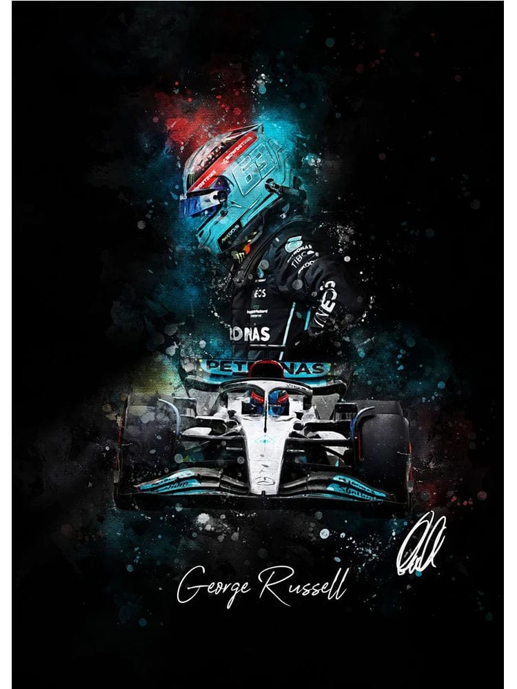 Canvanation L / 50x70cm Poster F1 Formule 1 Course Legendes