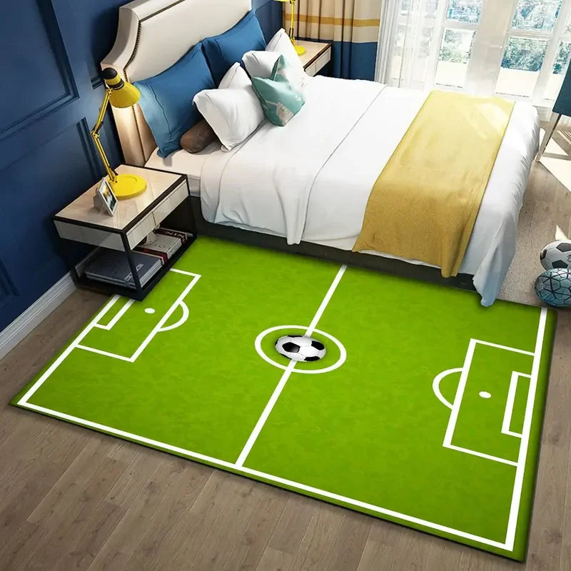 Tapis De Chambre - Terrain De football