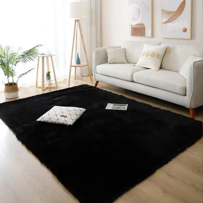 Canvanation Noir / 80x120cm 31x47inch Tapis De Chambre - Ultra Doux