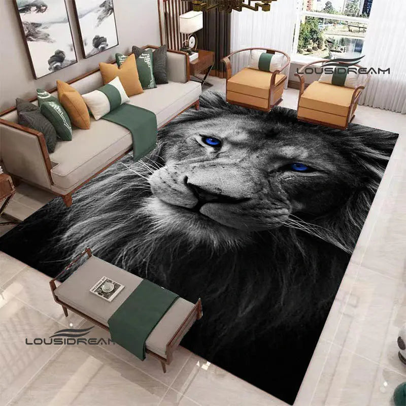 Tapis De Chambre - 3D Lion