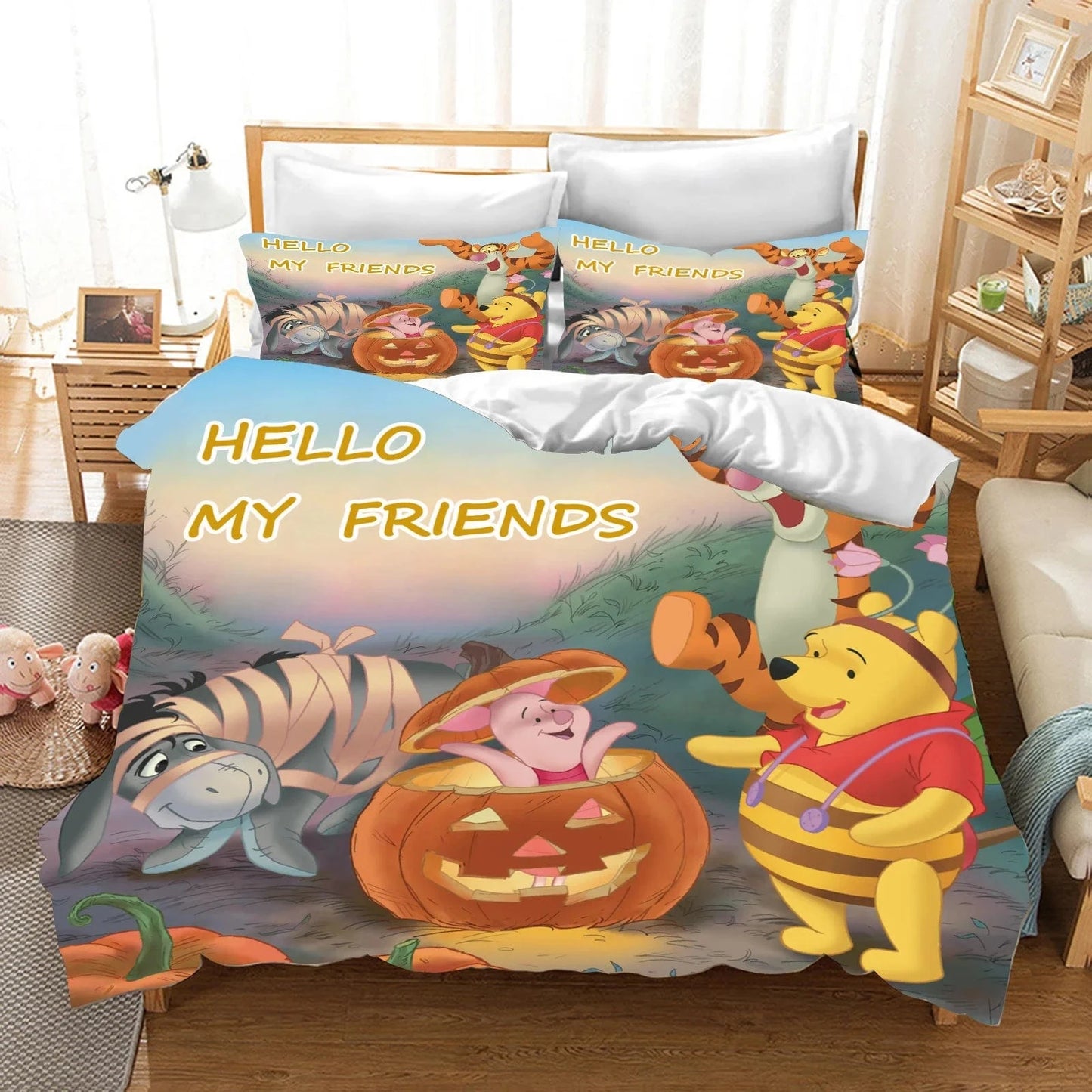 Canvanation 10 / 200x200cm Housse De Couette - Winnie L'Ourson