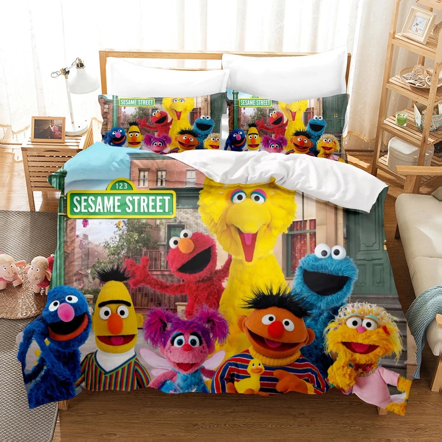 Canvanation 5 / 228x228cm / CHINA Housse De Couette - Sesame Street
