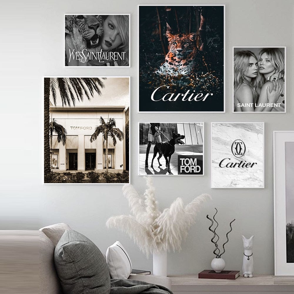 Canvanation Affiche Luxe Cartier Marbre