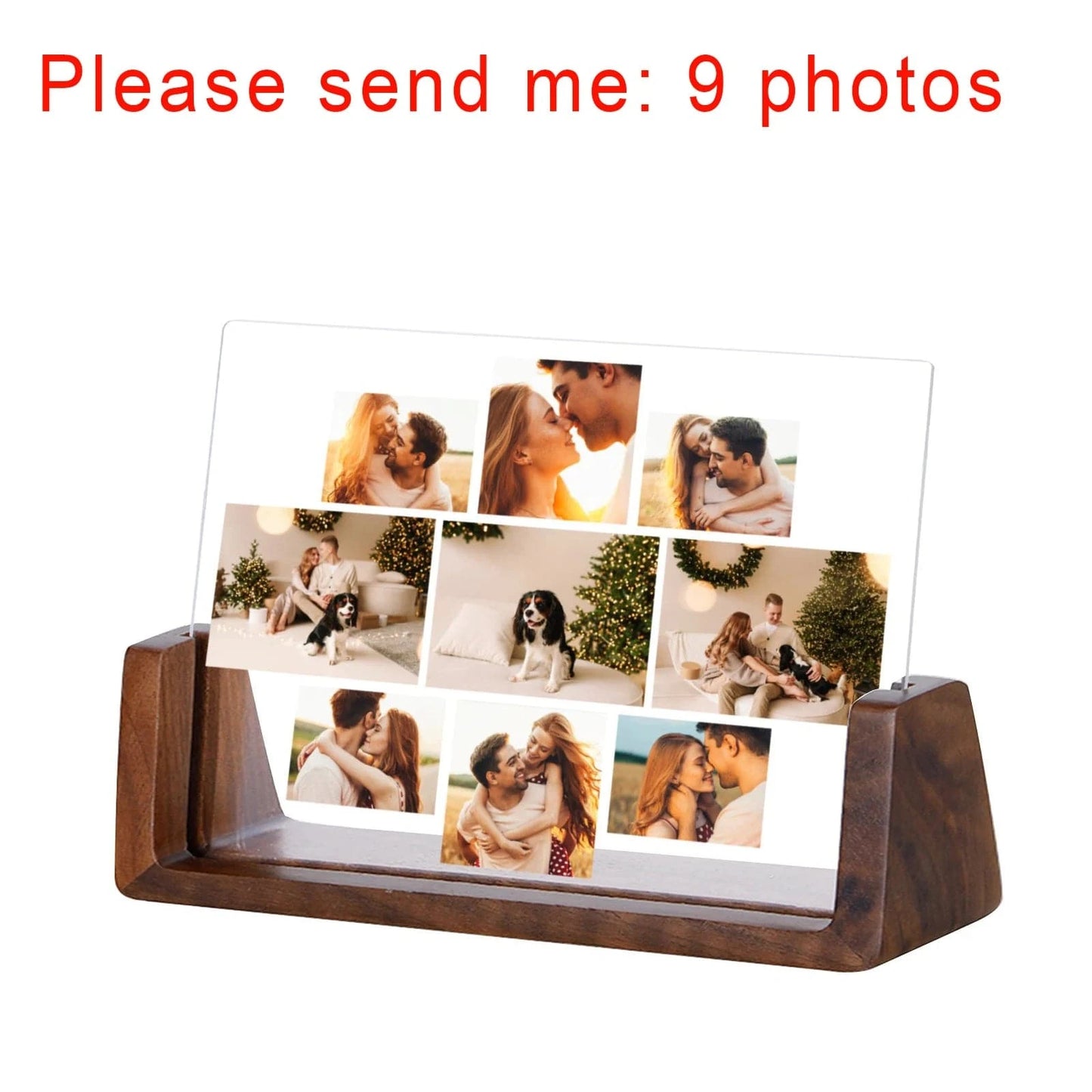 Canvanation Walnut-C / M 19.3cmx13cm Cadre Photo Personnalisé