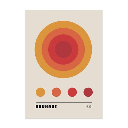 Canvanation PICTURE 4 / 30x40cm Affiche Art Abstrait Bauhaus Geometrique