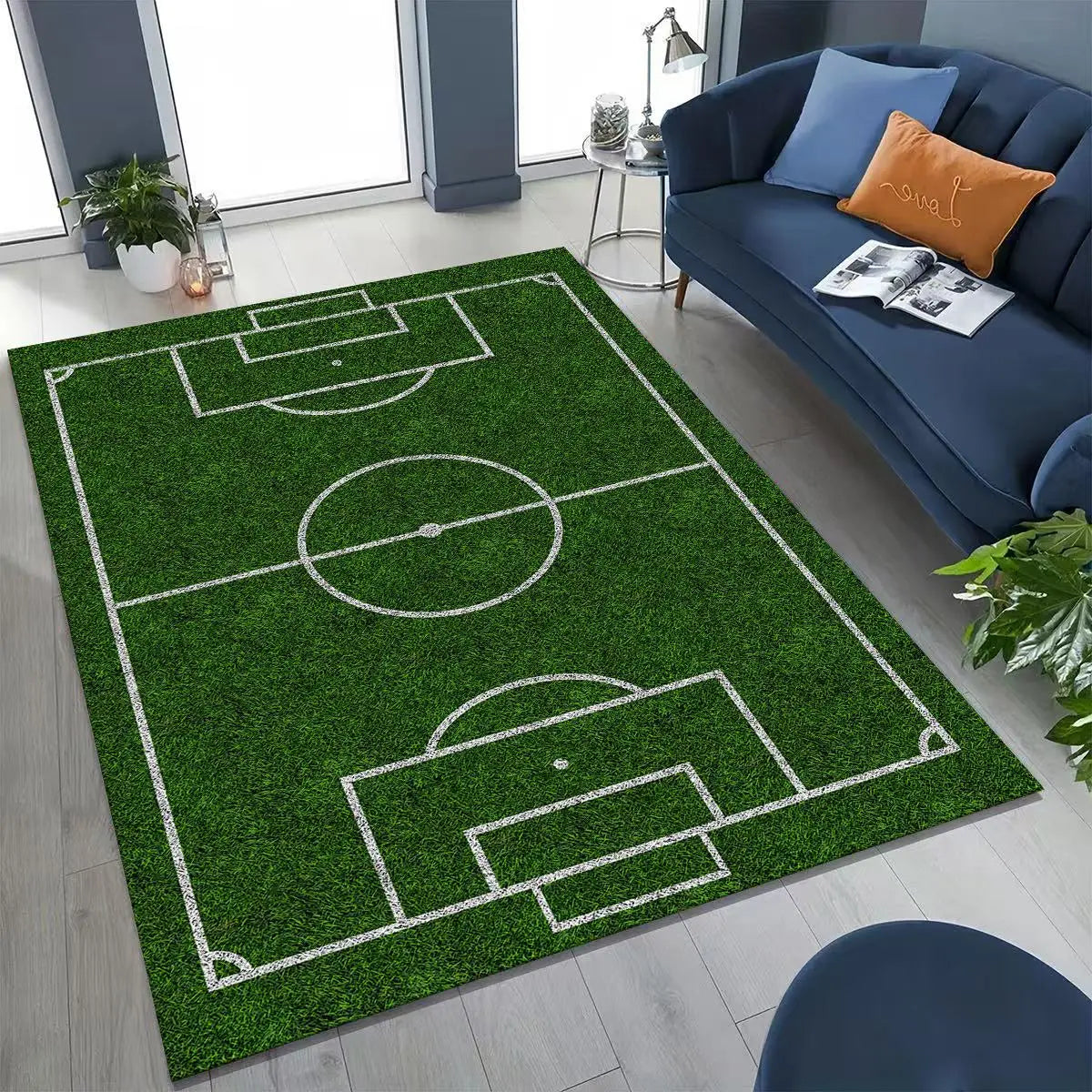 Canvanation 13 / 200x160cm( 78x62in ) Tapis De Chambre - 3D Terrain De Football Stade