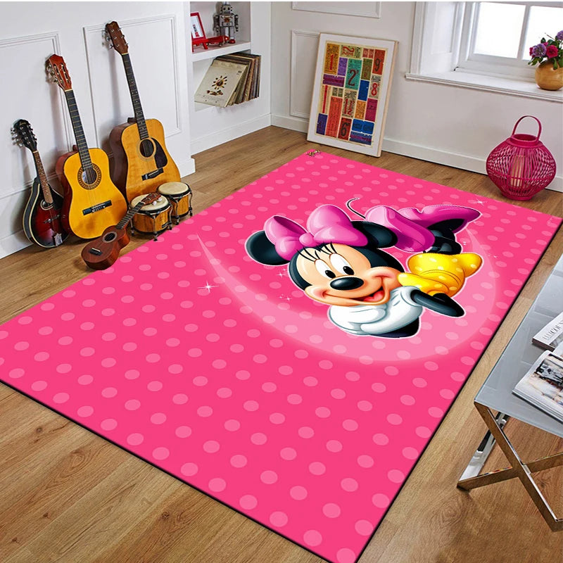 Tapis De Chambre - 3D Disney Minnie Mickey