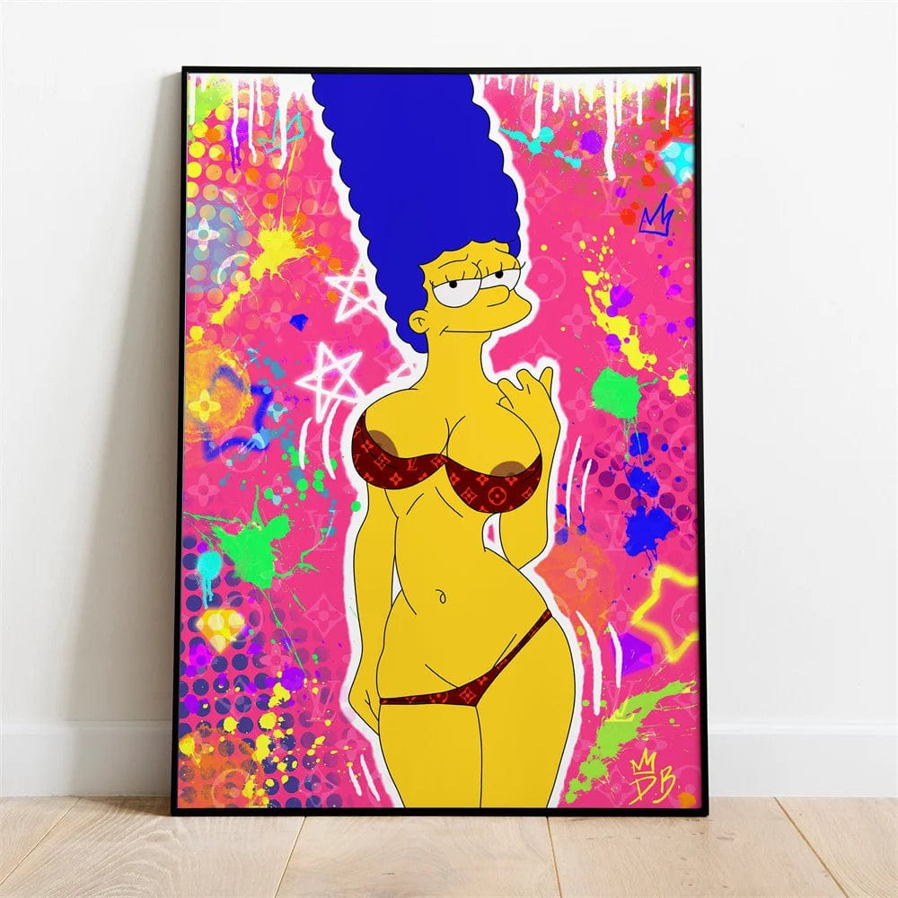 Canvanation TP3466-2 / 60x90cm Poster Simpson Pop Art Nue