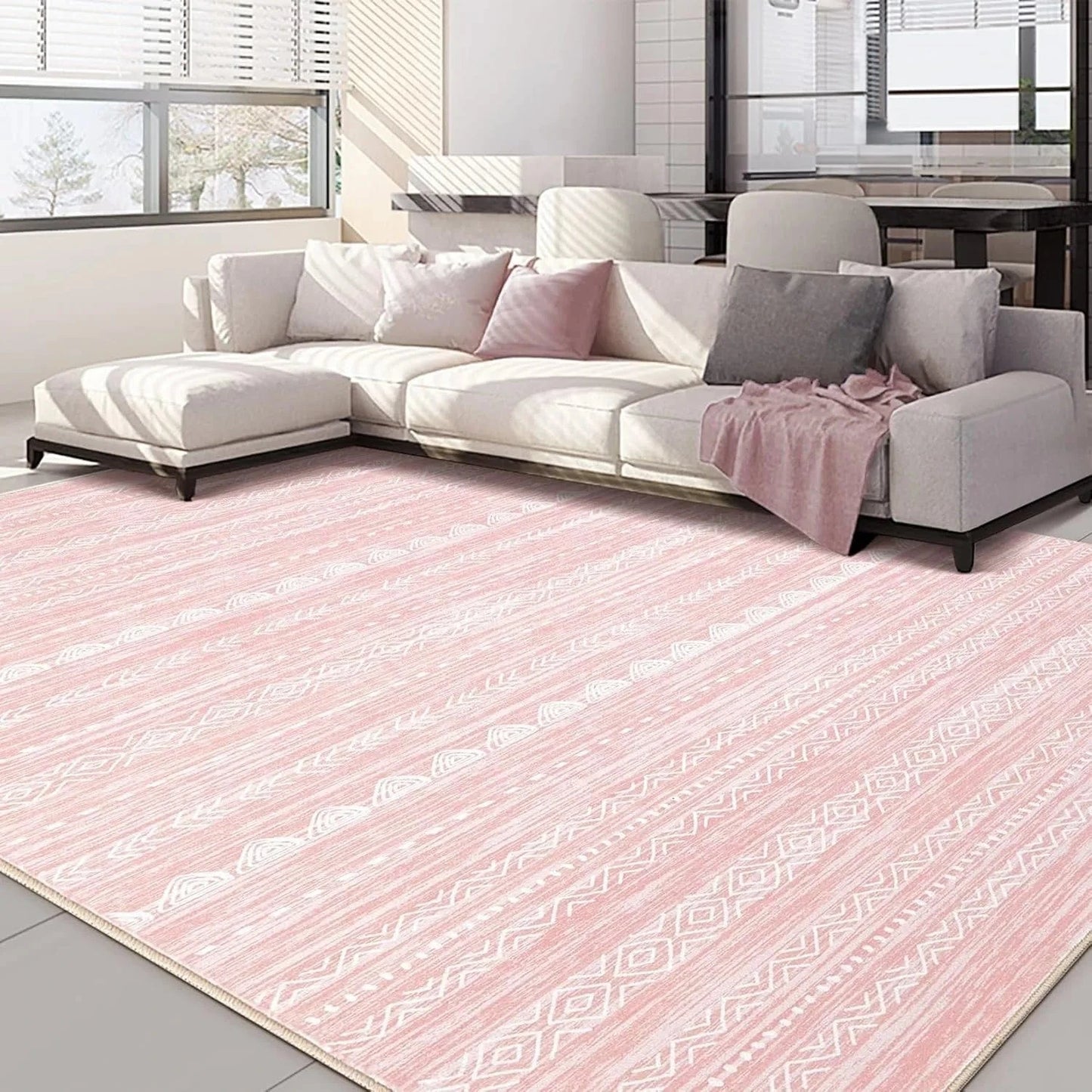 Canvanation 3 / 80x120cm Tapis De Salon Moderne - Design Aubusson, Style Européen & Américain