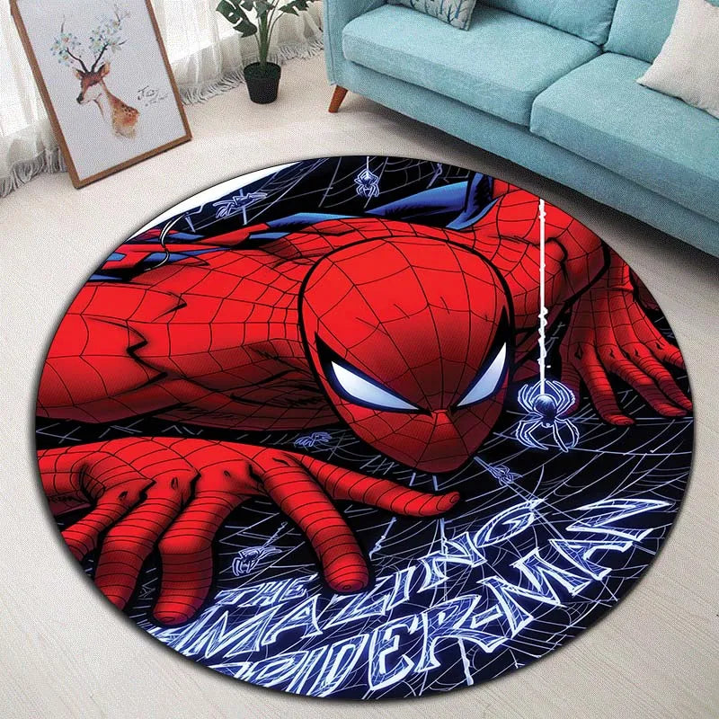 Tapis De Chambre Rond Spider Man Marvel