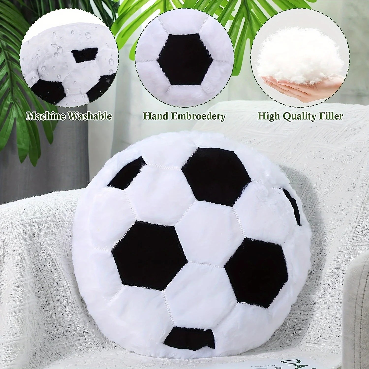 Coussin Ballon De Football