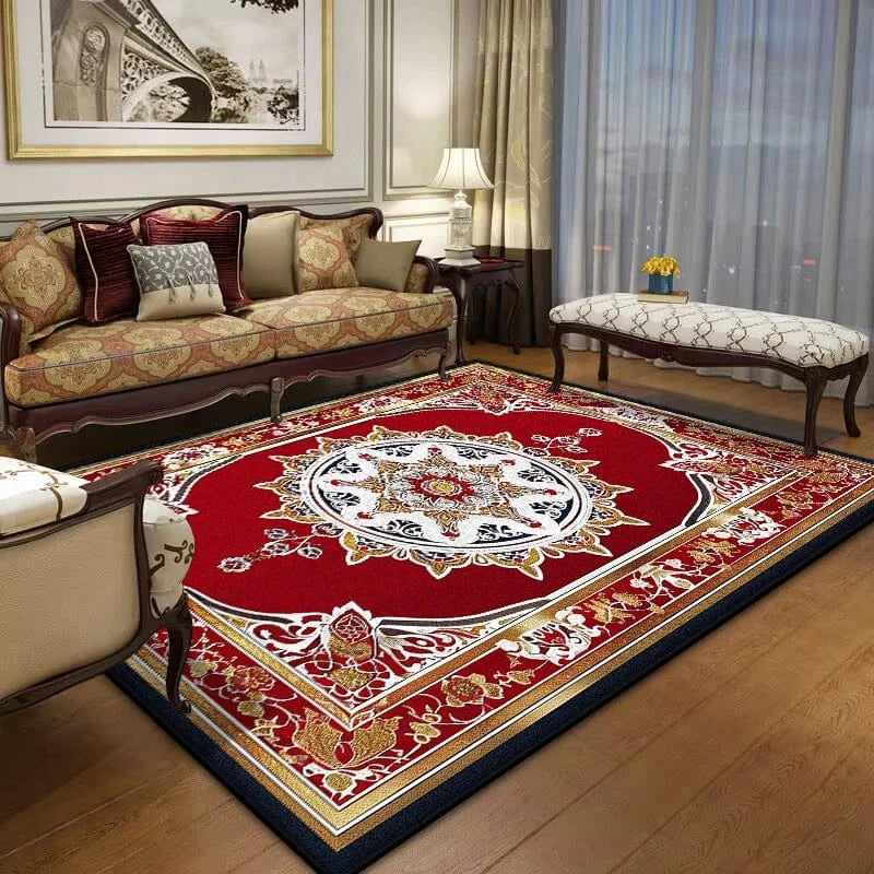 Canvanation Perse Rouge De Luxe / 100x160cm 39.4x63in Tapis De Salon - Perse Rouge De Luxe