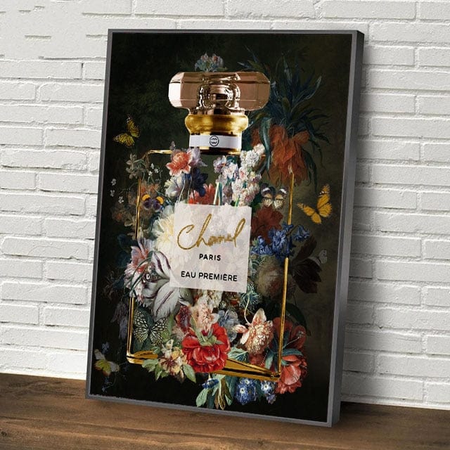 Canvanation 70x100cm / White Affiche Chanel Parfum Vintage