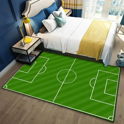 Tapis De Chambre - Terrain De football