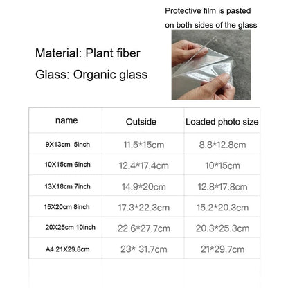 Canvanation Cadre Photo en Bois Rustique