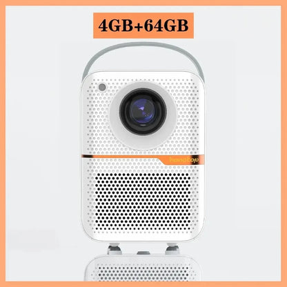 Canvanation 64 giga Blanc / EU Projecteur Cinéma Intelligent 4K