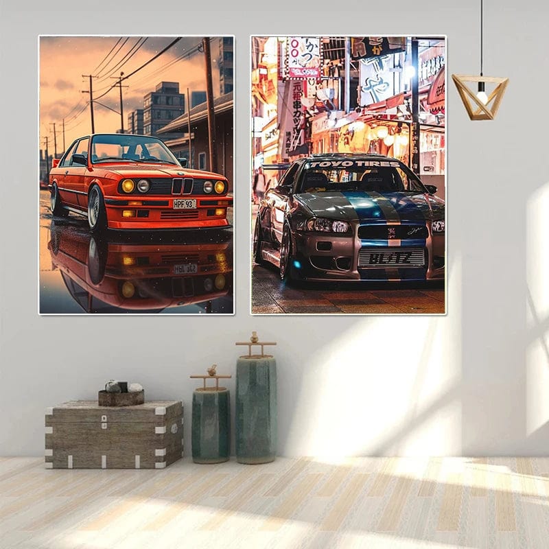 Affiche Voiture BMW E30 M3