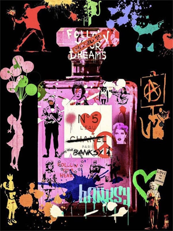 Tableau Pop Art Chanel - Canvanation