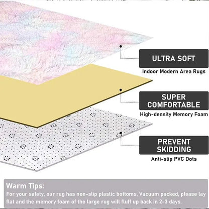 Canvanation Tapis De Chambre - Rainbow