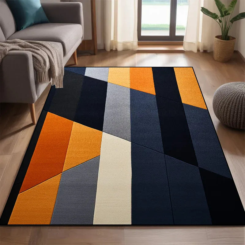 Canvanation XD19-flannel5 / 200x250cm 78.7x98in Tapis De Salon - Moderne Motif Géométrique Wilton