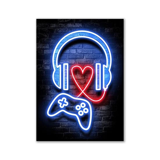 Canvanation Pattern21 / 30x40cm Affiche Chambre Gaming Zone