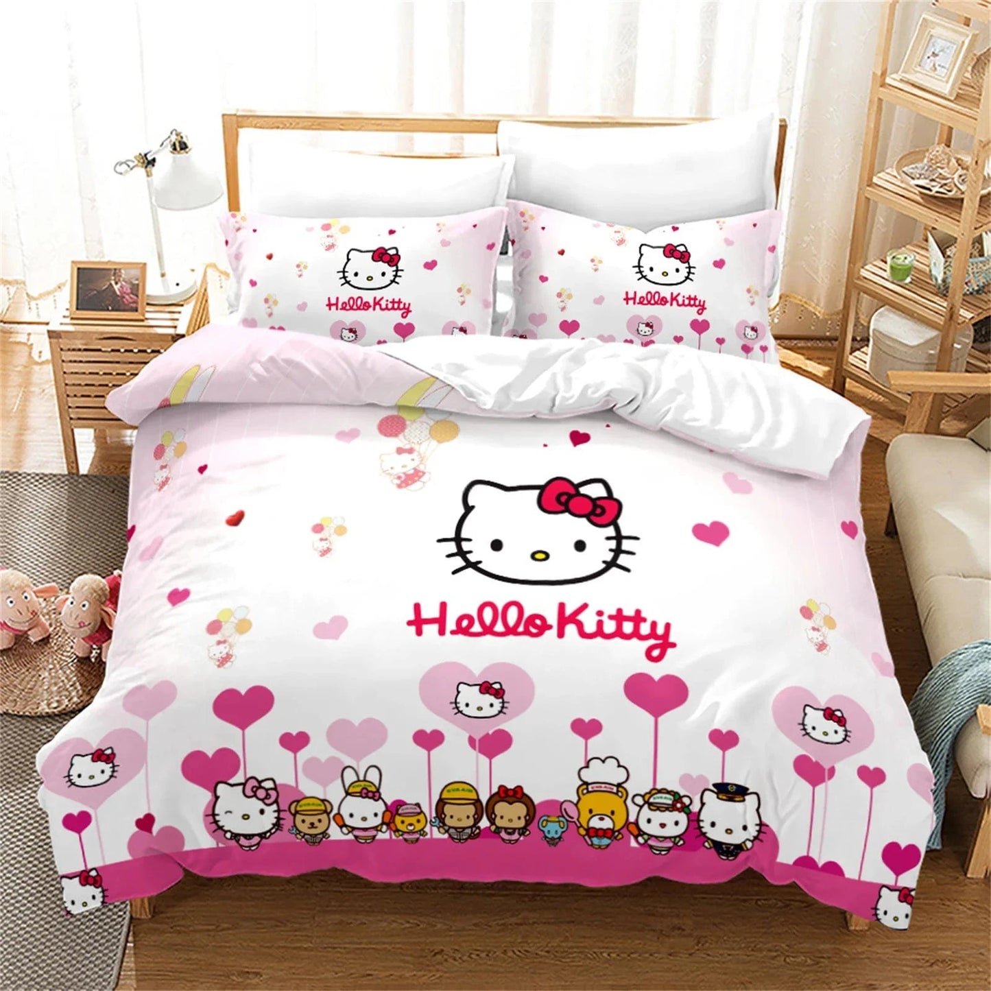 Canvanation 10 / 180x210cm Housse De Couette - Hello Kitty