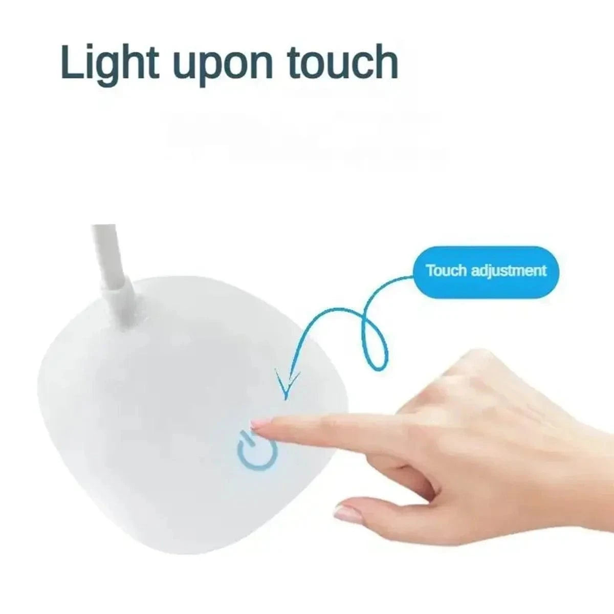 Canvanation Lampe de Bureau LED Rechargeable – Lumière Tactile et Portable avec Protection des Yeux
