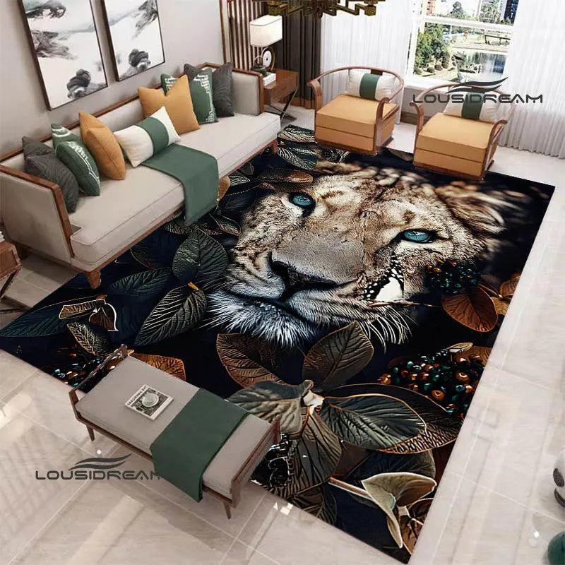 Tapis De Chambre - 3D Lion