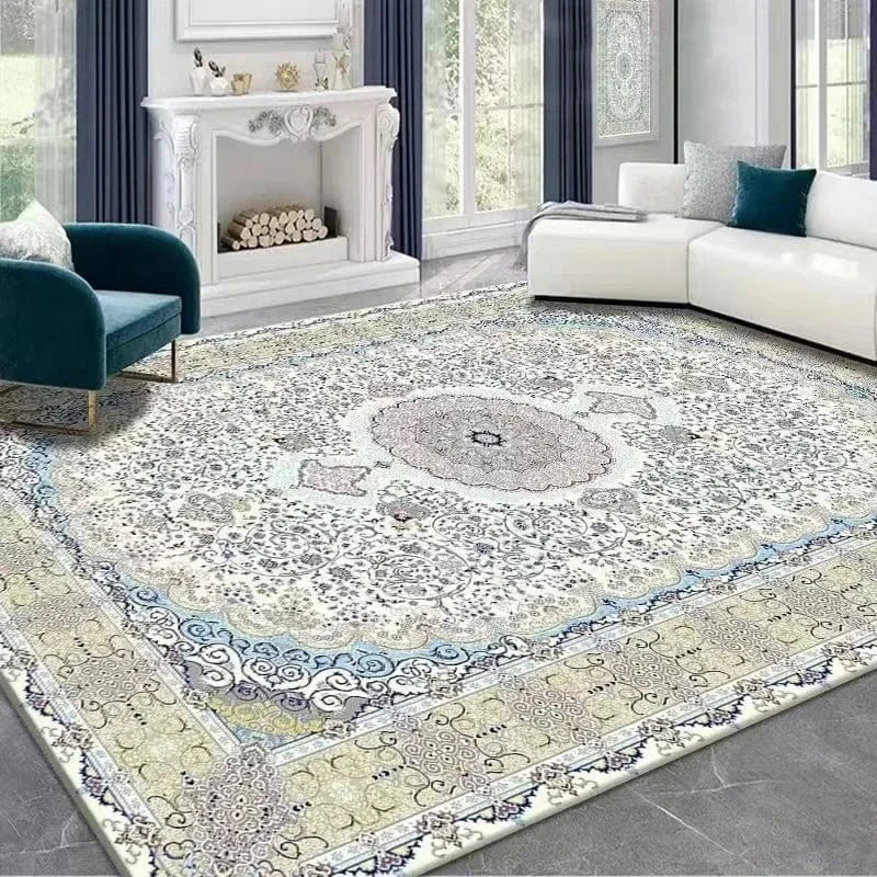 Canvanation 09 / 140x200cm Tapis de Salon Perse – Tissu Luxe, Design Raffiné
