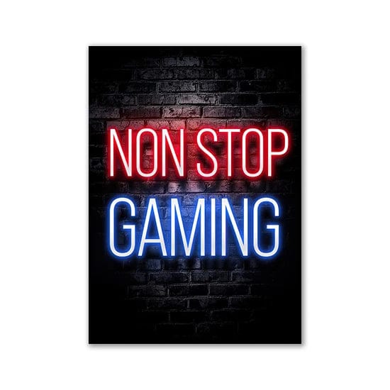 Canvanation Affiche Chambre Gaming Zone