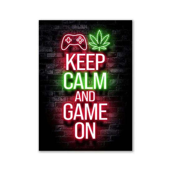 Canvanation Pattern02 / 30x40cm Affiche Chambre Gaming Zone